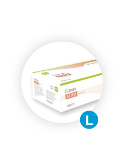 LUVA LATEX SEM PO "L" (100Uni)