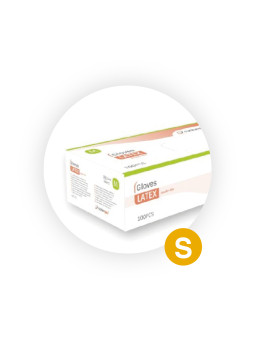 LUVA LATEX SEM PO "S" (100Uni)
