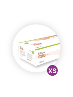LUVA LATEX SEM PO "XS"...